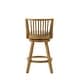 preview thumbnail 30 of 64, Harper Modern Swivel Bar Stool, Upholstered Counter Height Chair with Solid Wood Frame
