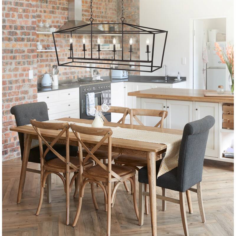 Marion Lantern Metal LED Pendant, by JONATHAN Y