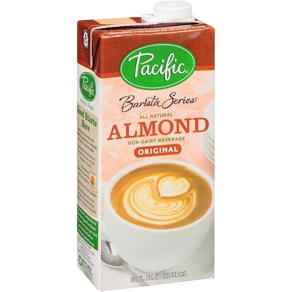 Pacific Natural Foods Barista Series Original Almond Beverage - Case of 12 - 32 Fl oz.