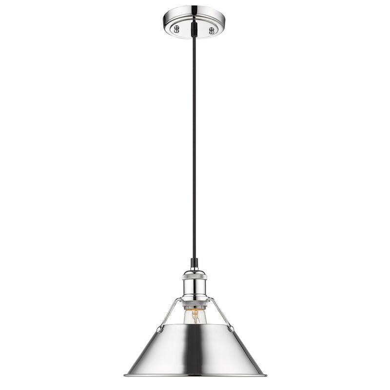 Golden Lighting 3306-M CH Orwell 10" Wide Mini Pendant