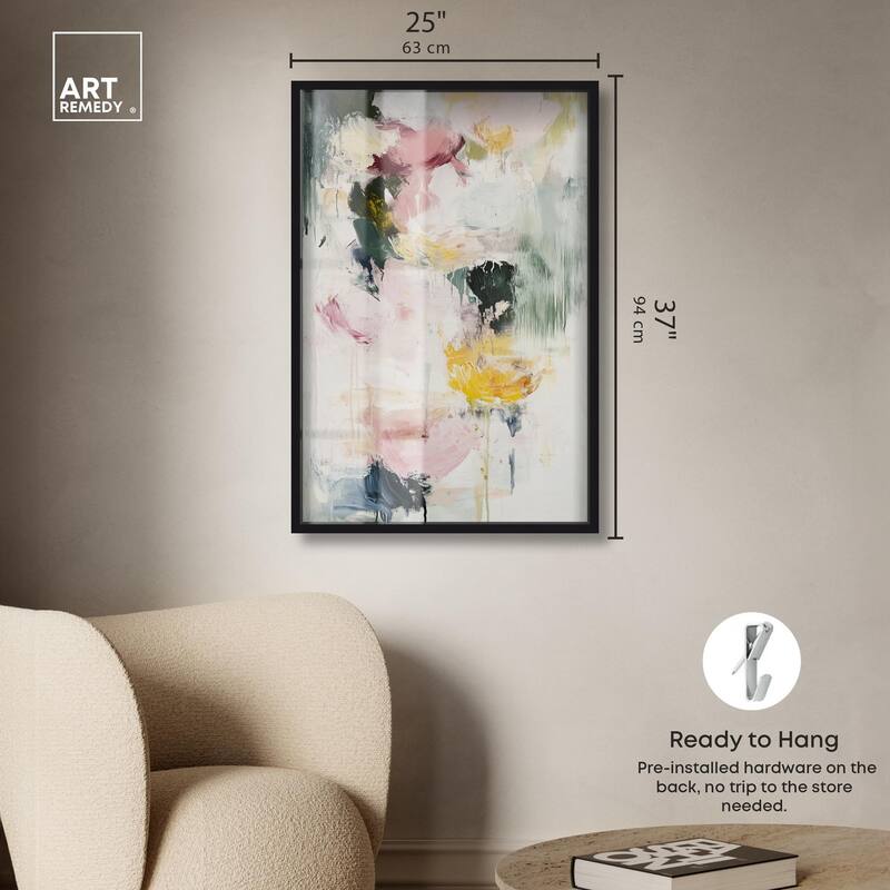 Dripping Colors II Shadowbox by Art Remedy