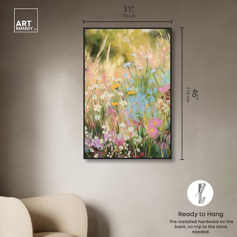 Floral Impressionism I Canvas by Art Remedy