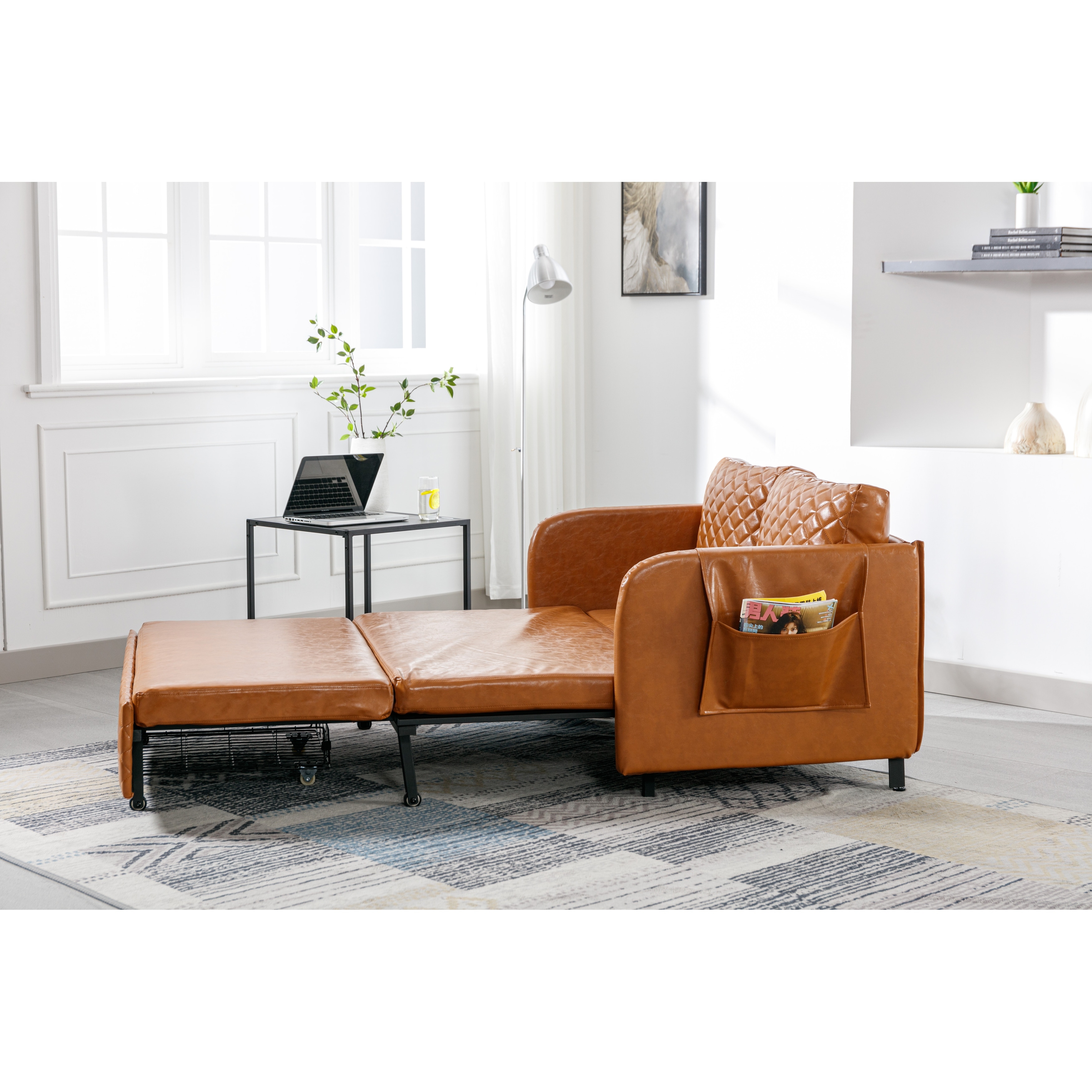 Convertible 2025 loveseat bed