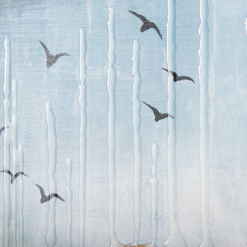 Daily Fly Over (30 x 30) Canvas Art Print