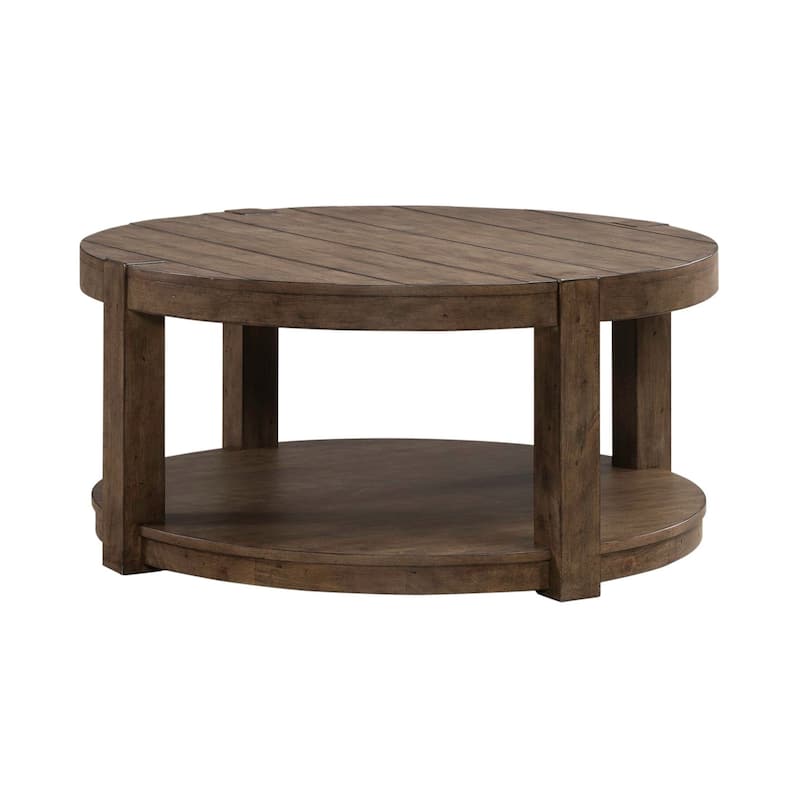Liberty Furniture Broadmore Round Cocktail Table, Optional End Tables