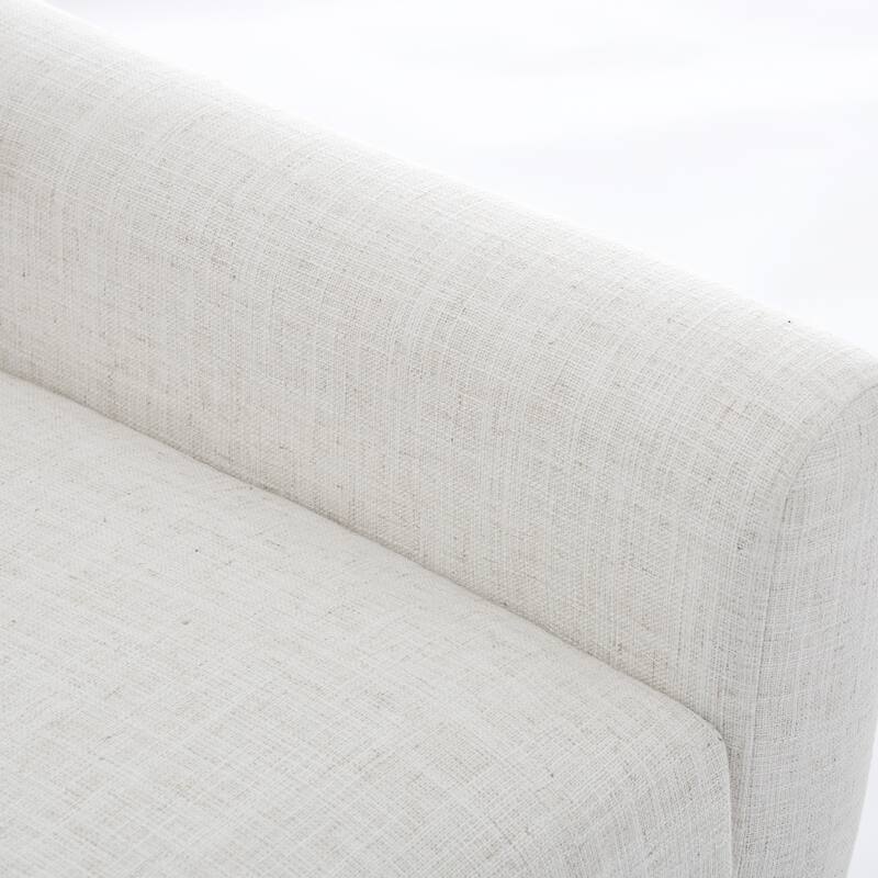 Upholstered Armchair with Wide Back Accent Chair