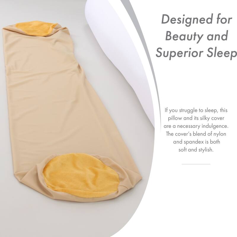 Cover Only - Body Pillowcase - Spandex/Nylon Blend for Silky Touch