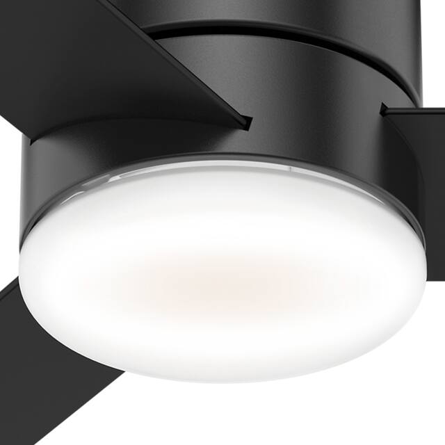 Hunter 44" Minimus Low Profile Ceiling Fan with LED Light, Handheld Remote
