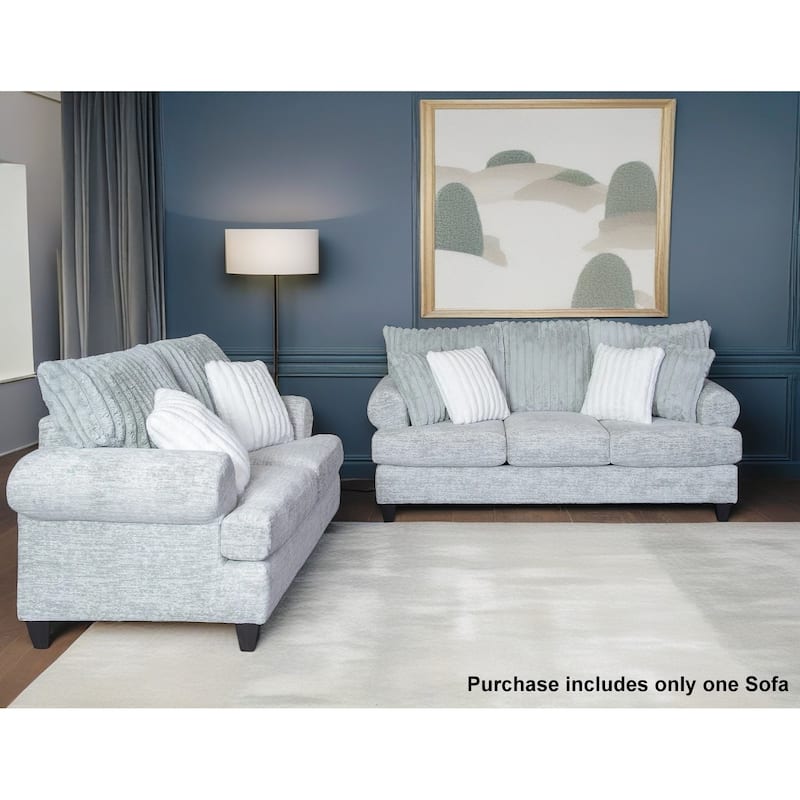Roundhill Furniture Oasis Transitional Stationary Sofa, Galactic Oyster