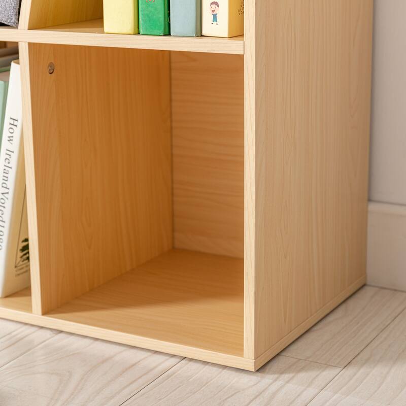 HOMCOM Toy Chest Kids Cabinet Storage Organizer Children Display Shelf for Toys Clothes Books Bedroom