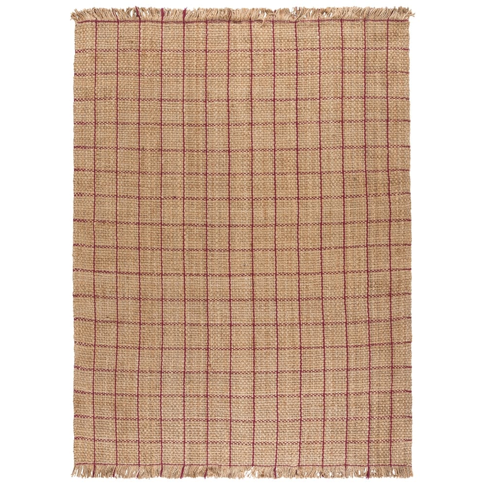 SAFAVIEH Flatweave Natural Miyoko Fiber Farmhouse Jute Rug
