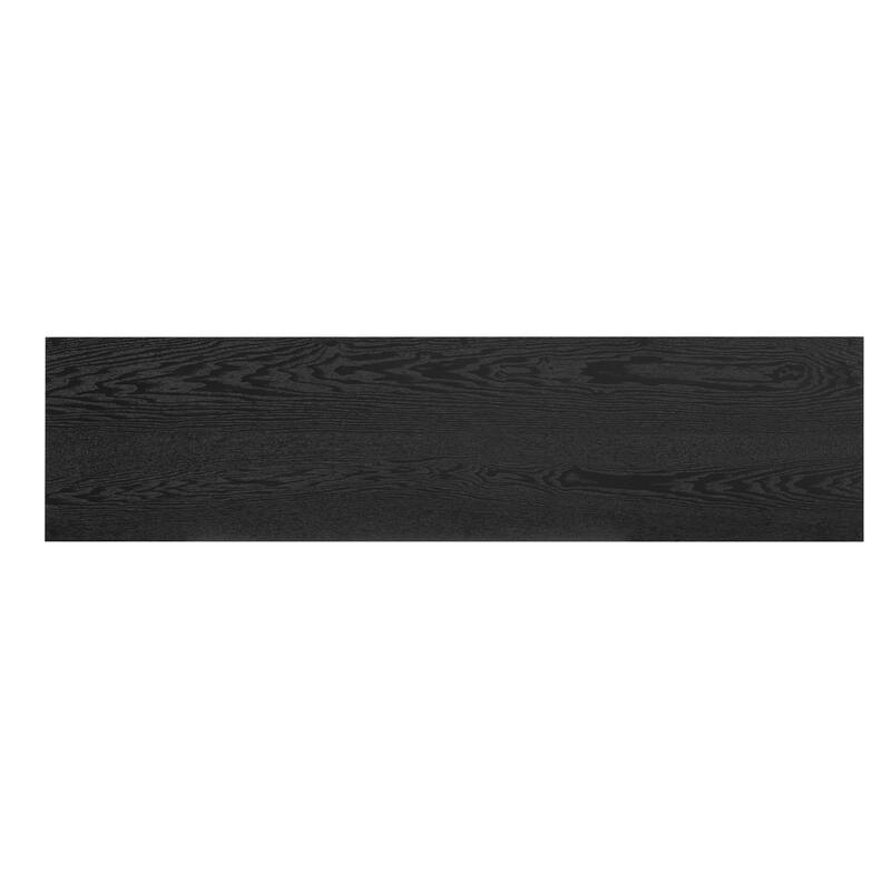 U_Style 59.8" 4-Door Sideboard,Hidden Handle,Distinctive Solid Ash Veneer Buffet with Storage, Farmhouse Sideboard TV Stand