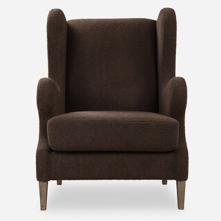 Uttermost 23839 Serpentine 30" Wide Wood Framed Polyester Accent Chair