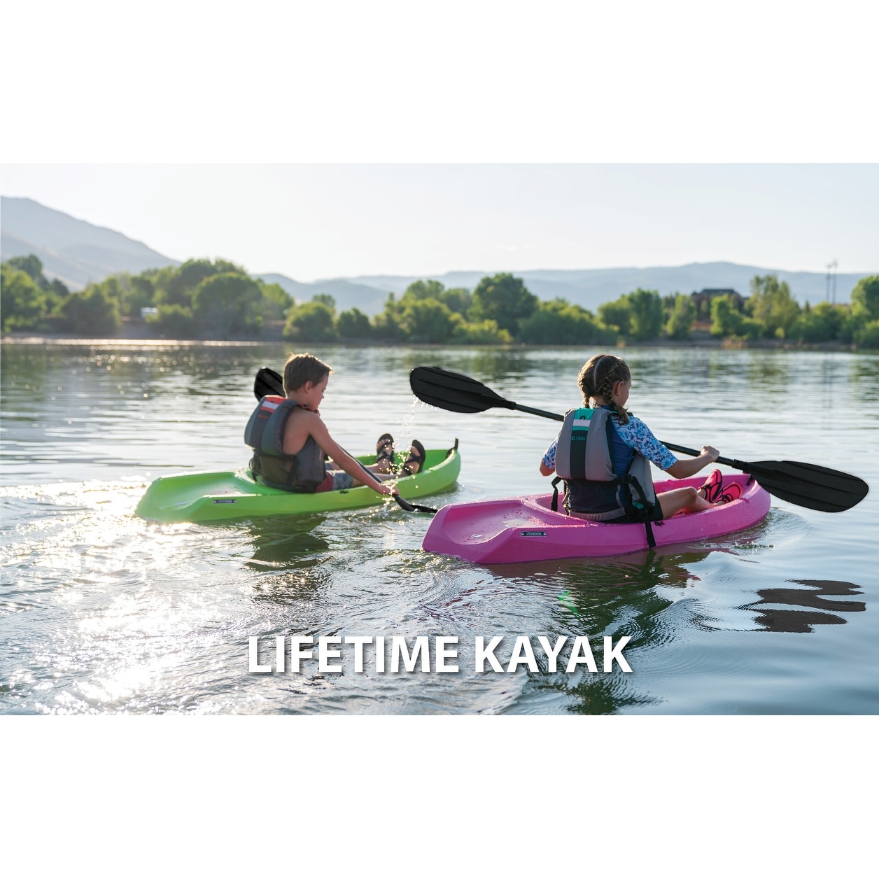 Lifetime Wave Sit-on-Top Youth Kayak - Overstock - 39867411