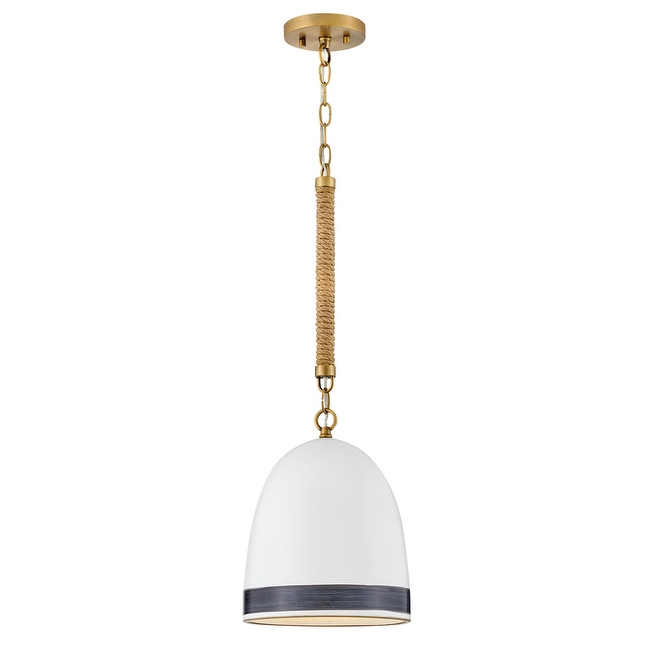 Hinkley Lighting Nash Single Light 10" Wide Pendant with Ceramic Shade
