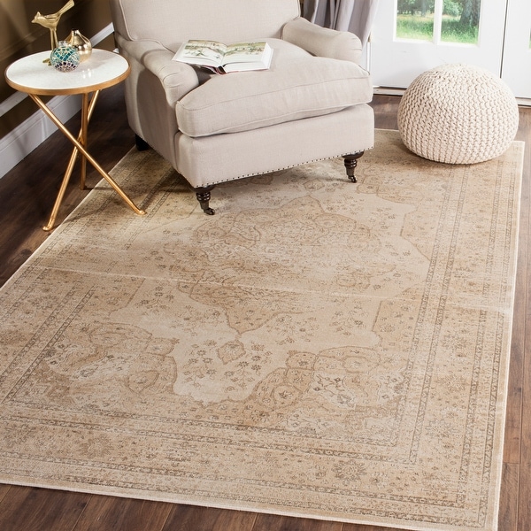 SAFAVIEH Vintage Ritienne Oriental Distressed Viscose Rug. Opens flyout.
