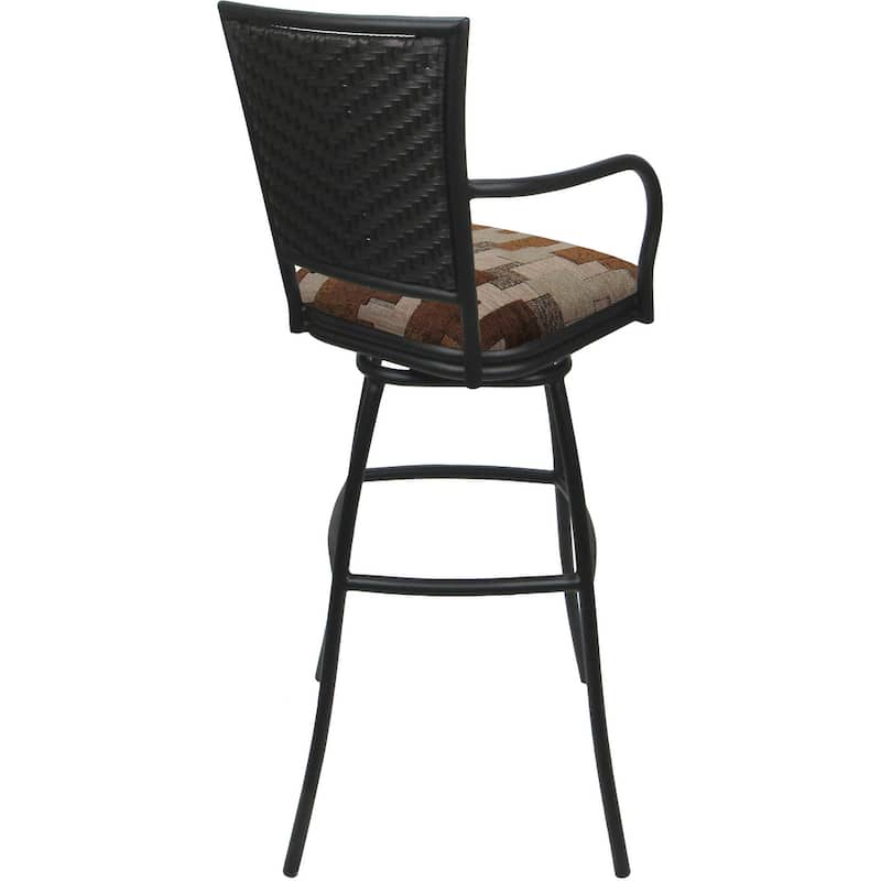 Outdoor Indoor Bar Stool Counter, Extra Tall - Erin with Arms