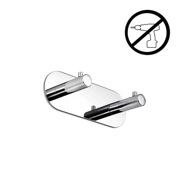 WS Bath Collections Gealuna A1020B Gealuna Double Robe Hook Rack