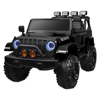 24V 2-Seater Ride On Car Truck for Kids with 4WD, Parent Remote Control, Soft Braking & Suspension System for Safety