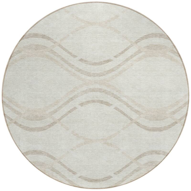 HomeRoots Abstract Transitional Rectangle Outdoor Rug