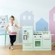 preview thumbnail 2 of 8, Teamson Kids - Little Chef Charlotte Modern Play Kitchen - Mint / Gold - 41.61" L x 11.81" W x 31.89" H