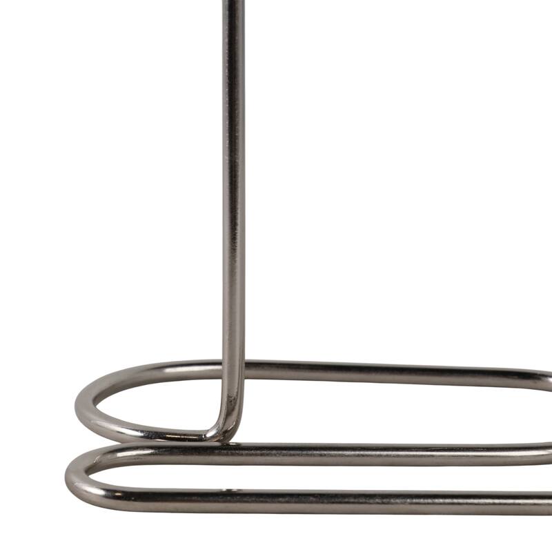 Modern Metal Taper Holder Open-Frame Design and Dual Candle Support