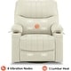 preview thumbnail 16 of 28, MCombo Faux Leather Power Recliner, Electric Swivel Glider Rocker Recliner for Nursery with USB Ports 7785