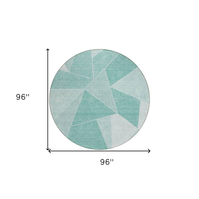 HomeRoots Geometric Transitional Rectangle Outdoor Rug