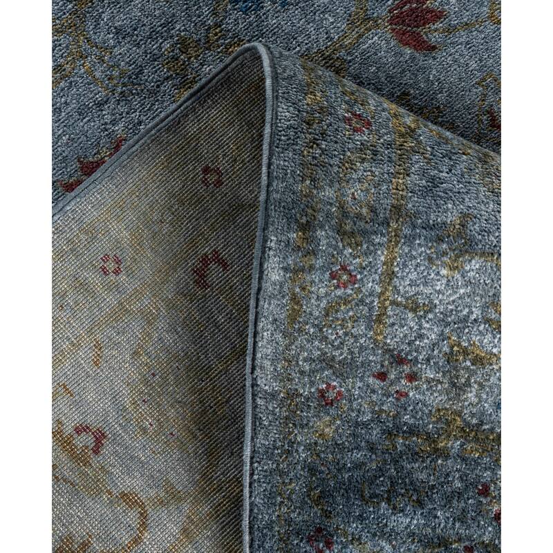 Overdyed One-of-a-Kind Hand-Knotted Area Rug - Gray - 6' 1" x 8' 10"