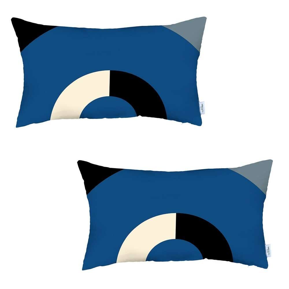 Blue Modern Lumbar Pillow Covers Bed Bath & Beyond 34261269
