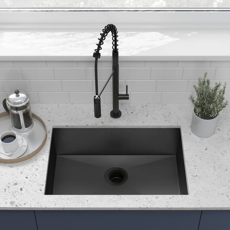 Tourner 26 x 18 Stainless Steel, Single Basin, Undermount Kitchen Sink