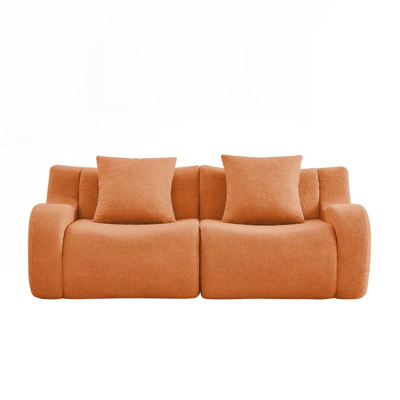 Boneless Sofa,No Assembly Required Streamlined Design