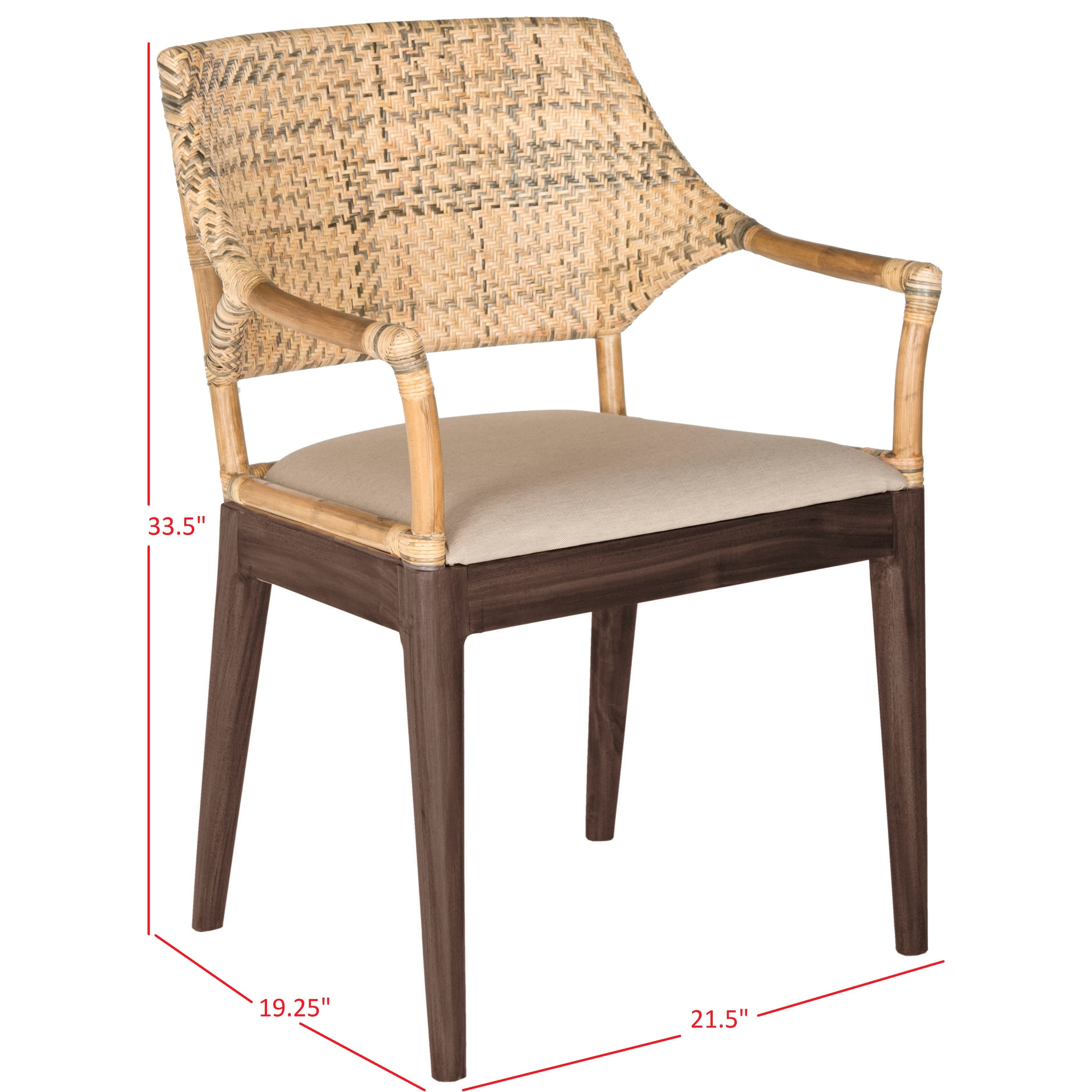 Safavieh carlo honey arm chair new arrivals