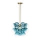 preview thumbnail 56 of 63, Glam Single-light Dining Room Glass Globe Bubble Chandelier - 17.7 in