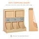 preview thumbnail 5 of 13, Children Display Bookshelf with Drawers for Toys, Clothes, Books