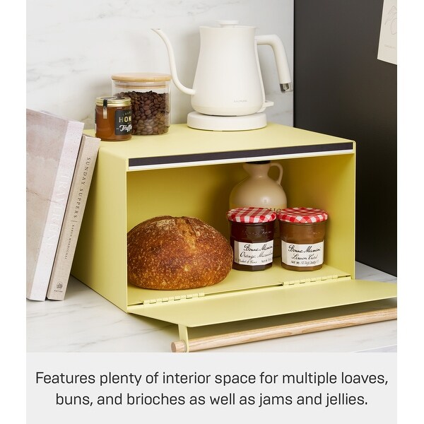 Yamazaki Home Bread Box - Two Styles, Steel and Wood