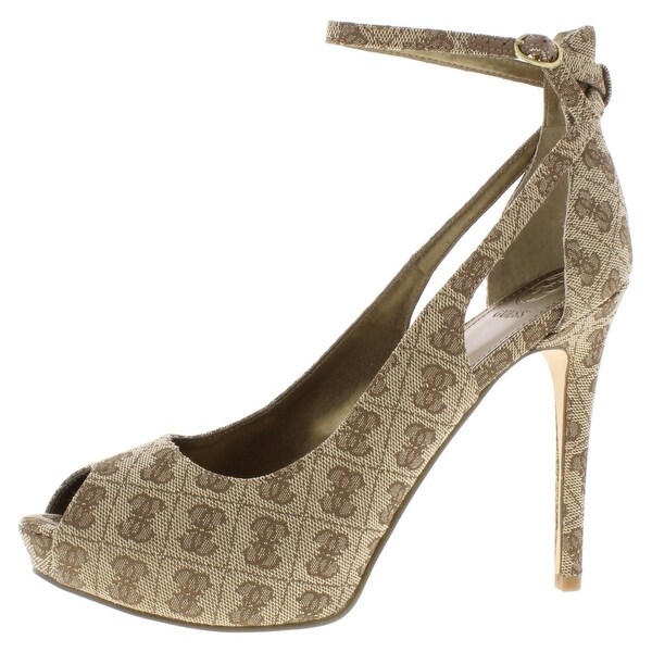 guess beige heels