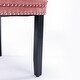 preview thumbnail 12 of 16, High-end Tufted Solid Wood Contemporary Velvet Upholstered Dining Chair with Wood Legs Nailhead Trim 2-Pcs Set,