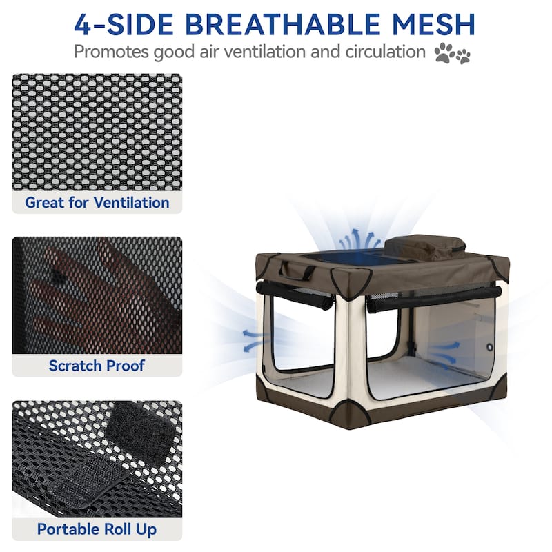 Moasis Soft-side Dog Carrier with 4 Entrances