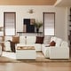 preview thumbnail 12 of 17, Octavio Sectional 5-Seat Modern Modular Sofa With Solid Wood Base and Ottoman by HULALA HOME