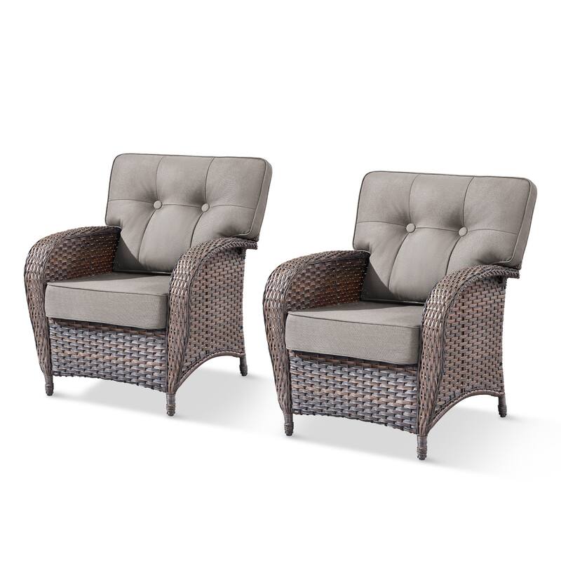 Pocassy Ooutdoor Patio Sofa Funiture Chairs Set