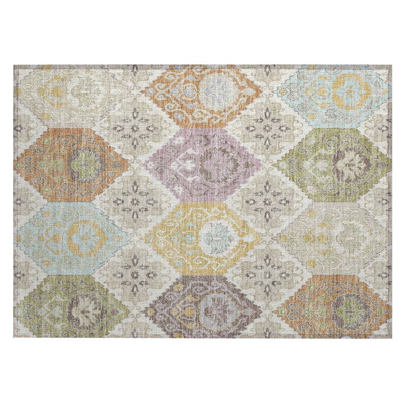 Machine Washable Indoor/ Outdoor Global Bayfield Chantille Rug