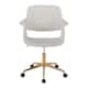 Option Cream Velvet/Gold Metal