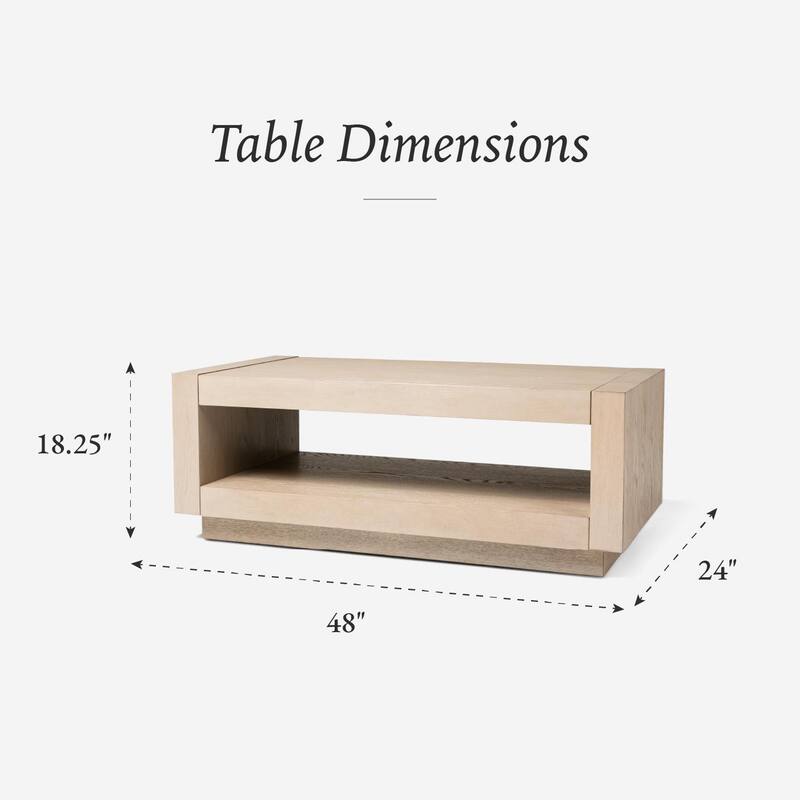 Maven Lane Artemis Contemporary Wooden Coffee Table