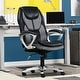 preview thumbnail 46 of 56, Serta Amplify Executive Office Chair with Padded Arms, Faux Leather and Mesh