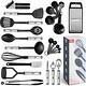 preview thumbnail 1 of 29, Kitchen Utensil Set, 24 Nylon and Stainless Steel Cooking Utensils