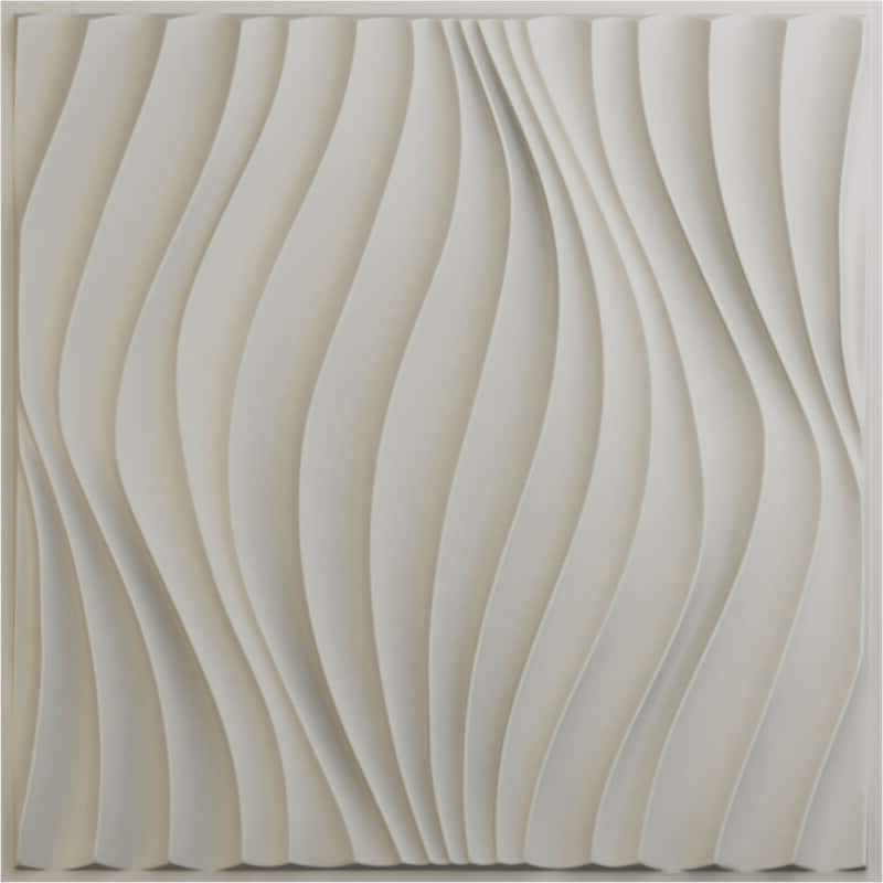 19 5/8"W x 19 5/8"H Billow EnduraWall Decorative 3D Wall Panel