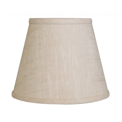 8" Light Wheat Hardback Empire Linen Lampshade - 8" L x 8" W x 6.5" H