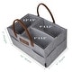 preview thumbnail 8 of 7, RAE DUNN Baby Diaper Caddy Organizer Large