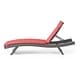 preview thumbnail 58 of 187, Salem Outdoor Wicker Adjustable Chaise Lounge with Cushion by Christopher Knight Home